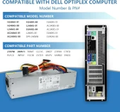 240W 24Pin + 4Pin Dell OptiPlex 390 790 990 için Güç Kaynağı POINWER H240AS-01 2TXYM 3WN11 H240AS-00 709MT SFF Güç Kaynağı CCCVC 3RK5T F79TD L240ASA -00 H240ES-00 D240ES-00 thumbnail 2