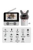 Bebek Kamerası Kumandalı Monitörlü Karşılıklı Konuşma Özellikli , Hatırlatıcılı Ip Bebek Kamerası thumbnail 3