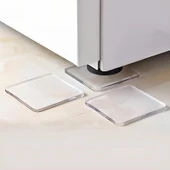 4 Adet Silikon Şeffaf Koltuk Mobilya Masa Beyaz Eşya Yazıcı Koruyucu Kaydırmaz Dayanıklı Pedler thumbnail 1