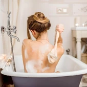 Doğal At Kılı Selülit Karşıtı Sapı Çıkabilen Ahşap Banyo Fırçası - 7