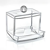 Şeffaf Kapaklı Kulak Temizleme Çubuğu Organizatörü Saklama Kutusu thumbnail 3