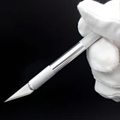 Zanaat 16 Parça Hobi Gravür Ahşap Heykel Çömlek Oyma Şekil Verme 13 Maket Bıçak Neşter Seti - 5