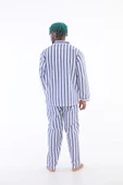 Kocabey 4007 Uzun Kol Çizgili Gaffur Erkek Pijama Takım - 6