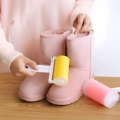 Yeni Nesil Yıkanabilir Pratik Tüy ve Toz Toplama Rulosu Aparatı thumbnail 2