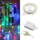 10 Metre 100 Ledli 8 Fonksiyonlu Karışık Renkli RGB Led Lamba thumbnail 3