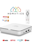 Homatics Box R 4k Lisanslı Media Player 2gb Ddr Ram 32gb Emmc Android Tv Box M8 Air Mouse Kumanda - 2