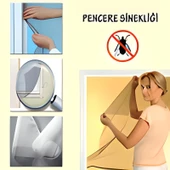 Tüm Cam Pencere Kapılara Uyumlu Tek Kanat Pencere Sinekliği thumbnail 3