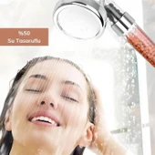 %50 Su Tasarruflu ve Arıtmalı Doğal Taşlı Banyo El Duş Başlığı thumbnail 1