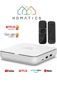Homatics Box R 4k Lisanslı Media Player 2gb Ddr Ram 32gb Emmc Android Tv Box M8 Air Mouse Kumanda - 1