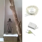 100 Ledli 8 Fonksiyonlu 10 Metre Led Aydınlatma Dekor Lambası (beyaz) thumbnail 3