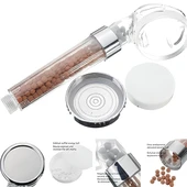 %50 Su Tasarruflu ve Arıtmalı Doğal Taşlı Banyo El Duş Başlığı thumbnail 4