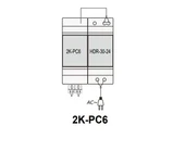 PRATİKPLUS Görüntülü Konuşma Sistemi Güç Kaynağı Trafosu Seperatörlü 21.6-29v Dc - 2