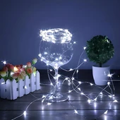 Pilli 5 metre Dekoratif Peri Led Beyaz Aydınlatma Süsleme Lambası - 3