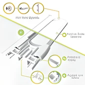 Bebek Çocuk Çekmece ve Dolap Koruma Raylı Güvenlik Sistemi Emniyet Kilidi - 2