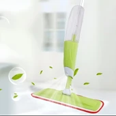 Döner Başlıklı Spreyli Mop Parke Ahşap Fayans Temizleyici Su Hazneli Sihirli Paspas thumbnail 4