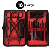 18 Parça Çanta Tipi Manikür Pedikür Tırnak Bakım Seti - 2