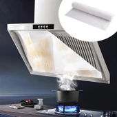 2 Adet Yağ Emici Duman Önleyici Pratik Mutfak Davlumbaz Koruyucu Dayanıklı Yedek Filtre 45x9 thumbnail 1