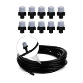 BUFFER® 24 Parça Kendiliğinden Deri Çantalı Seyahat Tipi Manikür Pedikür Seti thumbnail 6