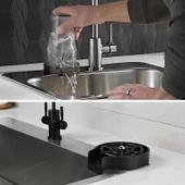 Yüksek Basınçlı Otomatik Bardak Yıkama Aparatı Mutfak Lavaboları İçin Hızlı Kupa Durulayıcı - 4