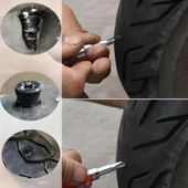 10 Adet Çok Amaçlı Kolay Kullanılabilir Araba Lastiği Tamir Kauçuğu thumbnail 2