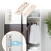 2 Çift Çok Amaçlı Kapı Kapak Dolap Çekmece Mobilya Durdurucu Kapatıcı Mıknatıslar thumbnail 2