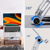 BUFFER® 360 Derece Dönebilen Hava Aldıran Laptop Standı thumbnail 4
