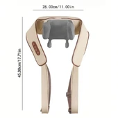 BUFFER® Elektrikli Boyun ve Sırt Masaj Aleti Kablosuz Boyun ve Omuz Yoğurma Masaj Yastığı thumbnail 5