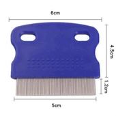 BUFFER® Evcil Hayvan Kedi Köpek Pire Tarağı ve Köpek Gözyaşı Lekesi Tarağı thumbnail 6