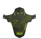 İmpact Mtb Bisiklet Çamurluk Trekking Ön Veya Arkaya Takılabilir 4 Adet Cırt Kelepçe Hediyeli Sarı thumbnail 1