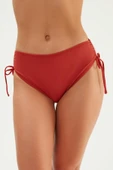 Eros 2513 Kiremit Yanı Büzgülü İpli Bikini Altı thumbnail 4