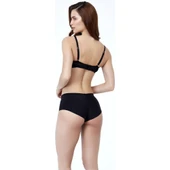 Golshan 128-028 Siyah Gabriella Desteksiz Toparlayıcı Straplez Sütyen thumbnail 3