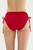 Eros 2513 Kırmızı Yanı Büzgülü İpli Bikini Altı thumbnail 5