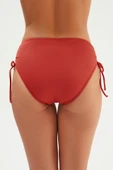 Eros 2513 Kiremit Yanı Büzgülü İpli Bikini Altı thumbnail 3
