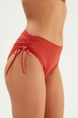Eros 2513 Kiremit Yanı Büzgülü İpli Bikini Altı thumbnail 5