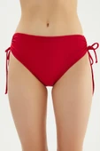 Eros 2513 Kırmızı Yanı Büzgülü İpli Bikini Altı thumbnail 1