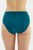 Eros 2514 Petrol Yüksek Bel Drapeli Bikini Altı thumbnail 2
