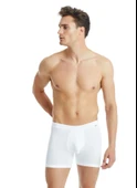 Blackspade 9313 Beyaz Silver Modal Uzun Erkek Boxer thumbnail 1