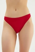 Eros 2516 Koyu Kırmızı 2 Cm İnce Kenar Bikini Altı thumbnail 1
