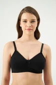 Eros 500 Siyah Pamuklu Balensiz Emzirme Sütyeni thumbnail 3