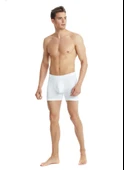 Blackspade 9313 Beyaz Silver Modal Uzun Erkek Boxer thumbnail 3