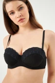 Eros 904 Siyah Rowena Straplez Çıkartılabilir Kap Sütyen Takımı thumbnail 2