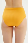 Eros 2514 Hardal Yüksek Bel Drapeli Bikini Altı - 3