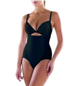 Blackspade 1478 Siyah Pamuk Modal Lazer Kesim Askılı Kadın Korse thumbnail 1