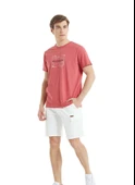 Blackspade 30855 Şarap Rengi Pamuklu Yuvarlak Yaka Kısa Kollu Erkek T-Shirt - 1