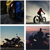 Araba Kapı Açık Uyarı Reflektörü Etiket Sticker 4'lü 9.5x2.5cm Sarı - 6