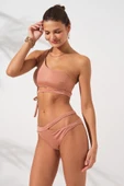 Pierre Cardin 231227 Bronz İconic Tek Omuz Bağlamalı Bikini Takım - 1
