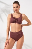 Pierre Cardin 231234 Toffee Melt Toparlayıcı Balenli Bikini Takım thumbnail 4