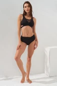 Pierrre Cardin 231243 Siyah  Coco Kruvaze Form Tüllü Bikini Takımı - 4