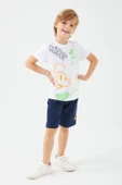 MICKEY MAUSE ERKEK ÇOCUK BERMUDA TAKIM Beyaz - 2
