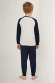 Roly Poly 3188 Lacivert Pamuklu Uzun Kol Erkek Garson Pijama Takımı - 5